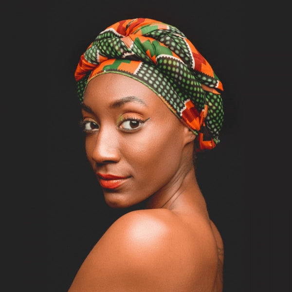Heritage Satin Head Wrap — The Kenyan
