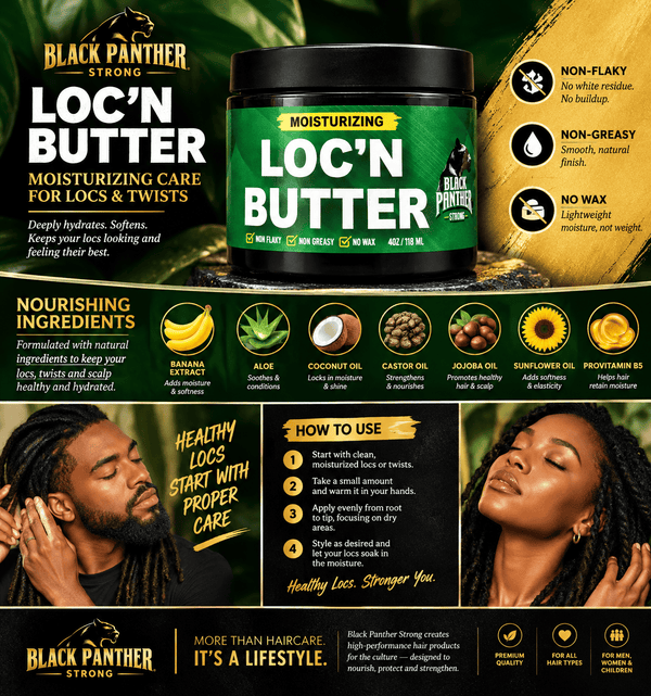 Loc Butter Gel Moisturizing For Locks And Twists 4 oz