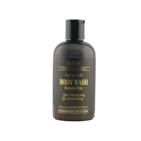Body Wash The Roots Naturelle Chocolate Bliss Body Wash | Soft as Silk | Skin Purifying & Hydrating | Warm, Sensual Chocolate Scented | 17 oz