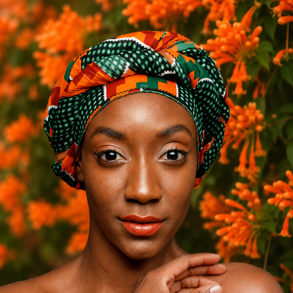 Heritage Satin Head Wrap — The Kenyan