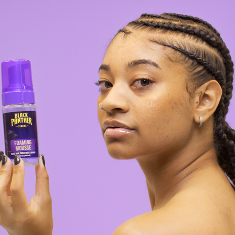 Braid Gel And Braid Foam  Frizz & Flake-Free Edge Control | Enriched With Multivitamins | Slick & Style Braids, Locks, Twists, Cornrows  (The Braid Kit)