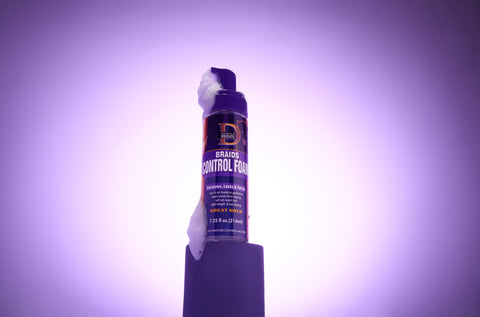 Braid Gel And Braid Foam  Frizz & Flake-Free Edge Control | Enriched With Multivitamins | Slick & Style Braids, Locks, Twists, Cornrows  (The Braid Kit)