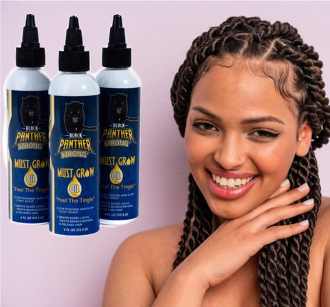 Must Grow Hair Oil For Fast Healthy Hair And Edge Growth.