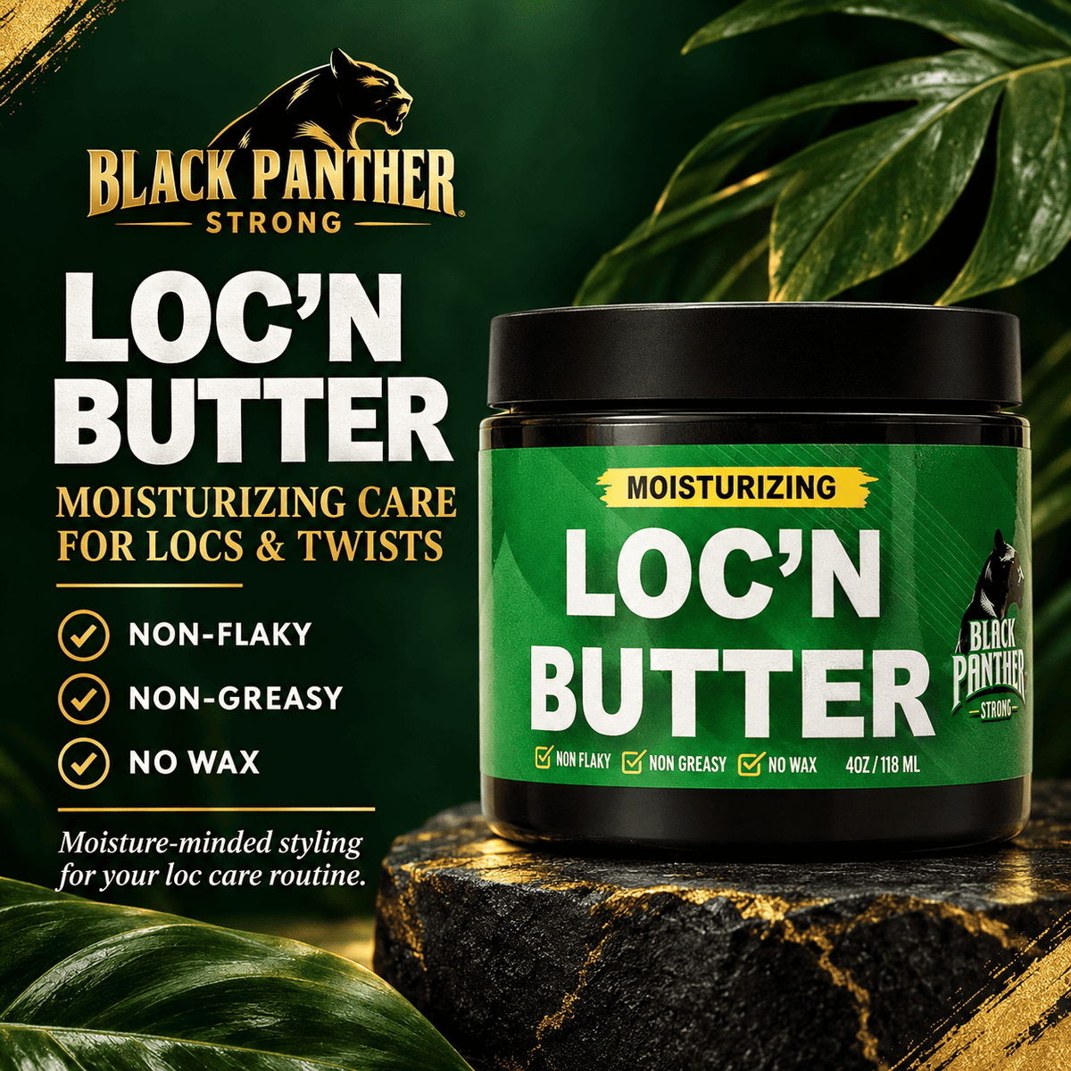 Loc Butter Gel Moisturizing For Locks And Twists 4 oz
