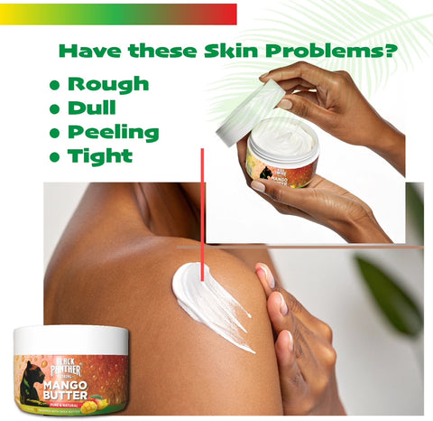 Mango Body Butter  Hydrating body butter with Shea Butter - Softens Skin and Delivers Healthy-Looking Glow - Sulfate-Free Skin Care