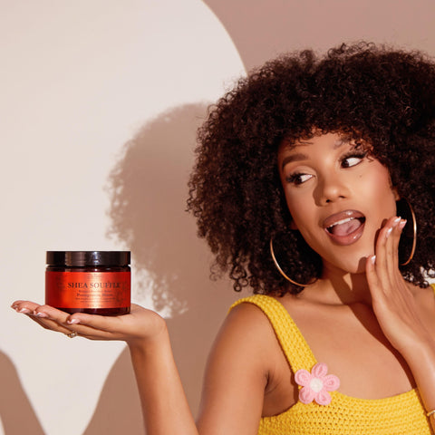 Body Butter Pomegranate Bloom Shea Soufflé Body Butter Hydrating Body Butter Softens Skin and Delivers Healthy-Looking Glow - Sulfate-Free Skin Care