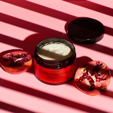 Body Butter Pomegranate Bloom Shea Soufflé Body Butter Hydrating Body Butter Softens Skin and Delivers Healthy-Looking Glow - Sulfate-Free Skin Care