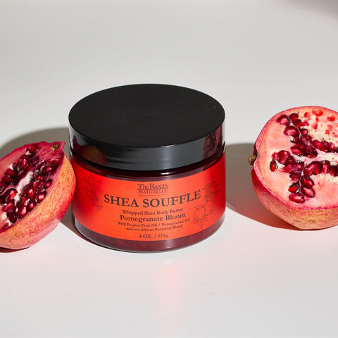 Body Butter Pomegranate Bloom Shea Soufflé Body Butter Hydrating Body Butter Softens Skin and Delivers Healthy-Looking Glow - Sulfate-Free Skin Care