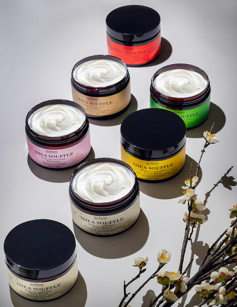 Body Butter Pomegranate Bloom Shea Soufflé Body Butter Hydrating Body Butter Softens Skin and Delivers Healthy-Looking Glow - Sulfate-Free Skin Care