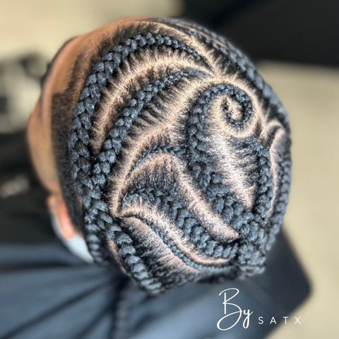 Black Panther Braid Gel Superior. Great for Stitch Braiding.