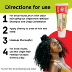 Virgin Hair Fertilizer Strengthen & Style Set 5